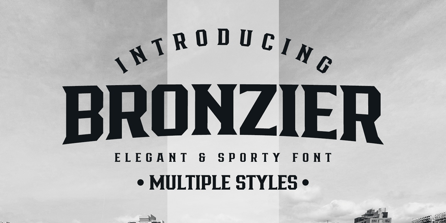 Bronzier Font preview